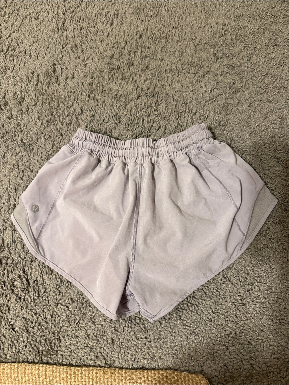 lululemon Light Lavender Grey Athletic Shorts